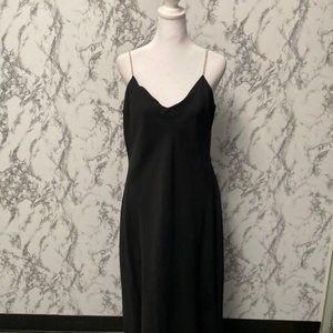 Dave & Johny Long Black Dress Size 13/14